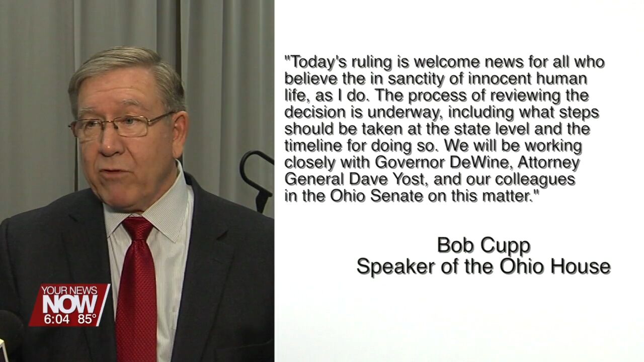 Ohio political leaders react to Roe V. Wade overturn by the United States Supreme Court